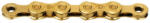 KMC X12 Gold kerékpár lánc, 12s, 126 szem, patentszemmel, arany színű