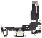 Apple iPhone 15 - Conector de Încărcare + Cablu Flex (Black), Black