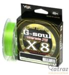 YGK G-Soul Up Grade X8 150m 0, 128mm PE: 0, 6 Chartreuse - YGK Fonott Pergető Zsinór (158050)