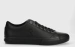 Tommy Hilfiger sneakers din piele TH HI VULC STREET LOW LTH MONO culoarea negru, FM0FM04780 9BYX-OBM1PI_99X