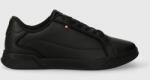 Tommy Hilfiger sneakers din piele LO CUP LTH culoarea negru, FM0FM04827 9BYX-OBM1R1_99X