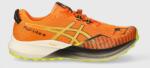 Asics pantofi de alergat Fuji Lite 4 culoarea portocaliu 9BYX-OBM0R4_23X