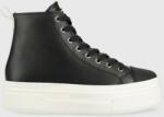 Armani Exchange pantofi sport de piele culoarea negru 9BYY-OBD1CI_99X