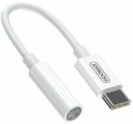 JOYROOM 3, 5 mm-es mini jack - USB-C audio adapter, fehér (SH-C1) (SH-C1-white)