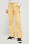Roxy pantaloni Nadia culoarea galben 9BYX-SPD05H_11X