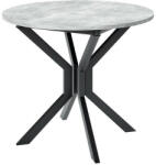  Asztal Edmond 111 (Szürke márvány + Fekete)