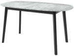  Asztal Edmond 114 (Szürke márvány + Fekete)