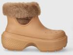 Crocs cizme de iarna Stomp Lined Boot culoarea maro, 208718 9BYX-KLD065_84X