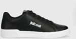Just Cavalli sneakers din piele culoarea negru, 75QA3SB3ZP287899 9BYX-OBM015_99X