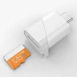Rocketek MicroSD/ TF kártyaolvasó USB Type-C (USB-C) HUB (RT-CR322)
