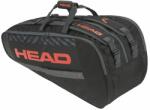 Head Tenisz táska Head Base Racquet Bag L - black/orange