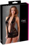 Cottelli Collection - Nyakpántos csipke mini (fekete) (27503411051) - sexshopcenter