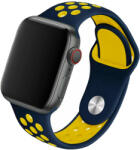 DOOP Curea Doop Sporty Apple Watch 4 / 5 / 6 / 7 / 8 / 9 / Se / Ultra 1 / 2 (42 / 44 / 45 / 49 Mm) Dark Blue / Yellow