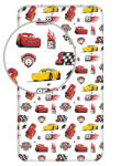 Jerry Fabrics Disney Verdák McQueen gumis lepedő 90x200 cm (JFK034064)