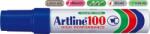 Artline Permanent marker ARTLINE 100, corp metalic, varf tesit 7.5-12.0mm - albastru (EK-100-BL) - officeclass