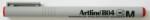Artline OHP Non-Permanent marker ARTLINE 804, varf mediu - 1.0mm - rosu (EK-804-RE) - officeclass