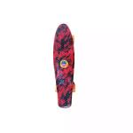 Penny board cu roti de silicon +5 ani Rosu Skateboard
