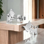  Kis Macska - Acél Stift Fülbevaló