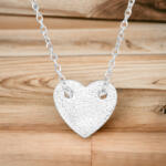  Szív Ezüst Nyaklánc