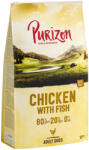 Purizon Purizon Pachet economic 80: 20: 0 2 x 12 kg - Adult Pui cu pește