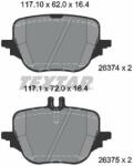 TEXTAR set placute frana, frana disc TEXTAR Q+ 2637401 (2637401)