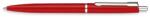 ICO Golyóstoll nyomógombos 0, 8mm, műanyag piros test Blanka K, írásszín piros (9010017010) - irodaitermekek