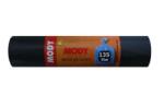  Szemeteszsák 135 liter 70 x 110 cm 30 mikron 10 db/tekercs fekete (48966) - irodaitermekek