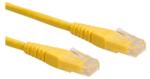 Roline Kábel UTP CAT6, 0, 5m, Roline sárga (21.15.1522-100) - irodaitermekek