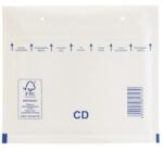 Bluering Légpárnás tasak CD szilikon külső méret 200x175mm, belső méret 180x165mm, Bluering® fehér (LEGPFHCD) - irodaitermekek