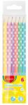 Keyroad Színes ceruza készlet háromszögletű Keyroad Pastel 6 klf. pasztell szín (KR971871)