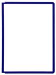 Durable Bemutatótábla panel, A4, 5 db/csomag, Durable Sherpa kék (560607) - irodaitermekek
