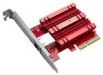 ASUS 10GBase-T PCIe Network Adapter with backward compatibility of 5/2.5/1G and 100Mbps ; RJ45 port and built-in QoS (XG-C100C) - emida