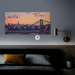Family LED-es fali hangulatkép - "New York" - 2 x AA, 38 x 78 cm (58484) - deconline