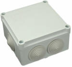SEZ kötődoboz falon kívüli gumi bevezetővel 100x100x50mm IP55 S-BOX 106 (10010699.00)