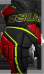 Bauer Vapor Hyperlite Black/Red/Green Intermediate Hokikesztyűk 12 hüvelyk
