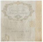 Decoration & Design Papír Szalvéta 3 rétegű - Fiorentina krém 33x33cm krém 16 db őszi dísz (74379)