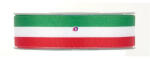 D&D Szalag textil 25mmx20m piros, fehér, zöld (PV2057IT)