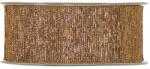 D&D Szalag textil 40mmx15m bronz fényes dekorációs kiegészítő (PV3744G05)