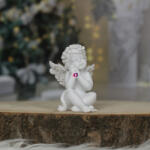 Decoration & Design Angyal ülő poly 6, 5x6, 3x8cm 2 féle Karácsonyi figura (DD53934)
