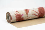 D&D Csomagolópapír vízálló pampa mintás papír 750mmx25m bézs, piros (ND147598)