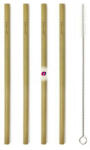 D&D Szívószál bambuszból 8 db-os szett (CU277)