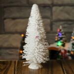 Kaemingk Luxury Mini Fenyőfa fehér, havas 17 cm (485619-7)