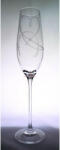 D&D Kristály pohár swarovski dísszel pezsgő 210ml átlátszó 2 db-os Luxury (8588006068016)