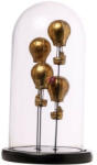 D&D Üvegbúra hőlégballonnal fém 17, 5x32cm arany, fekete (A28119)