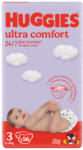 Huggies Scutece Huggies Ultra Comfort Jumbo Unisex, Marimea 3, 4-9 kg, 56 bucati