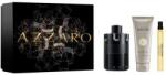 Azzaro The Most Wanted set cadou Apă de parfum 100 ml + apă de parfum 10 ml + gel de duș Wanted 75 ml pentru bărbați