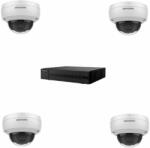 Hikvision HiWatch Kit 4 camere IP dome 8 Megapixel (4xDS-2CD2186G2-I+HWN-4108MH-8P)
