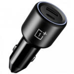 OnePlus SuperVOOC autós gyorstöltő USB-A, Type-C, 80W, fekete (5411100003)