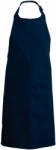 Kariban Uniszex, női, férfi zsebes kötény, szakács, pincér Kariban KA890 polyester Cotton Apron With pocket -Egy méret, Navy