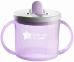 Tommee Tippee Преходна чаша Tommee Tippee - First cup, 4 м+, 190 ml, лилава (TT.0243)